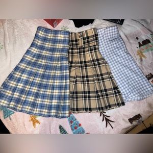3 Semi-Mini SHEIN hem skirts